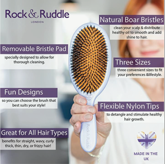 Miss Daisy Blue Bathing Suit Hairbrush