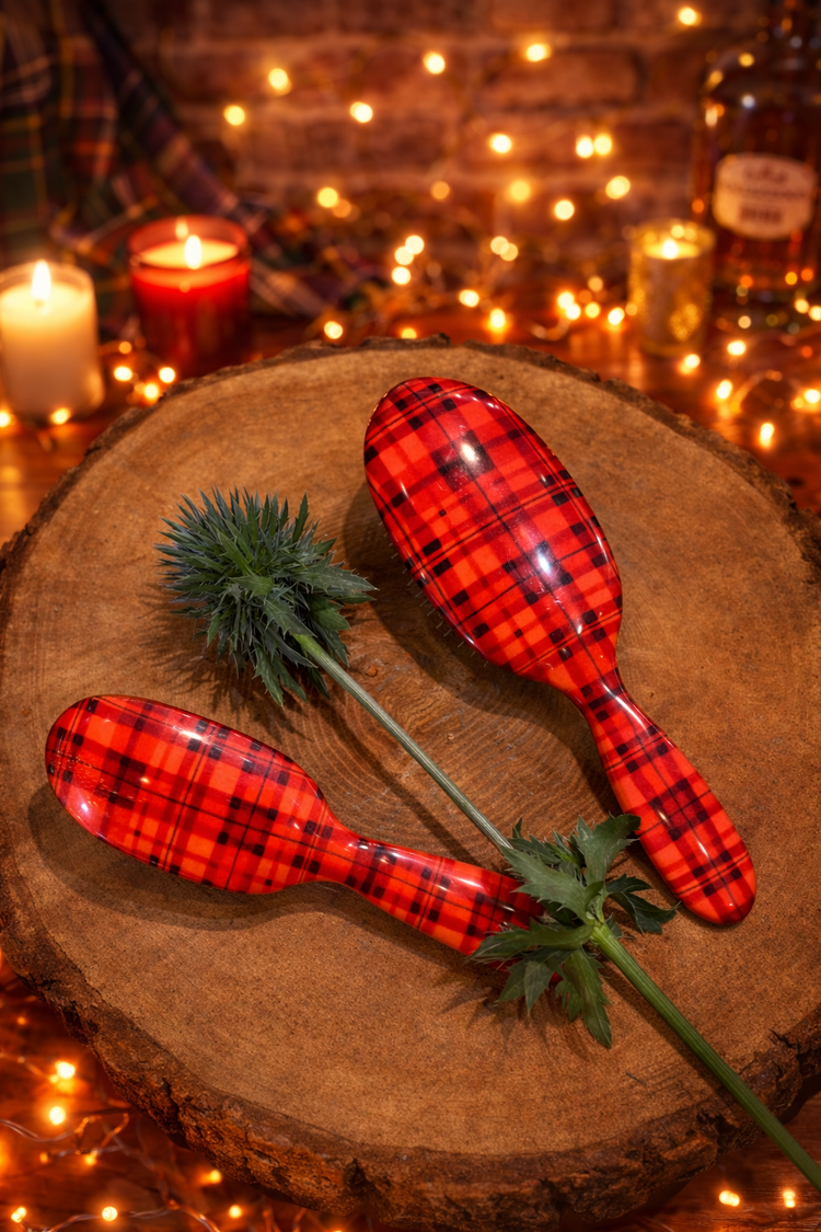 Fossoway Tartan Hairbrush