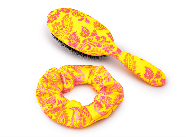 Saffron Swirl Scrunchie