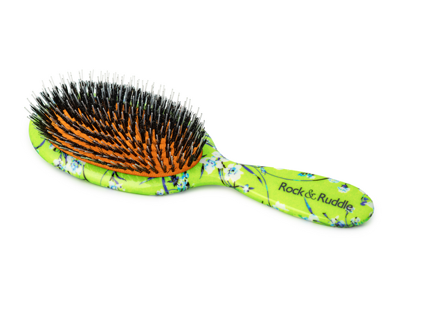 Spring Meadow Hairbrush - Gentle Detangling with a Floral Touch