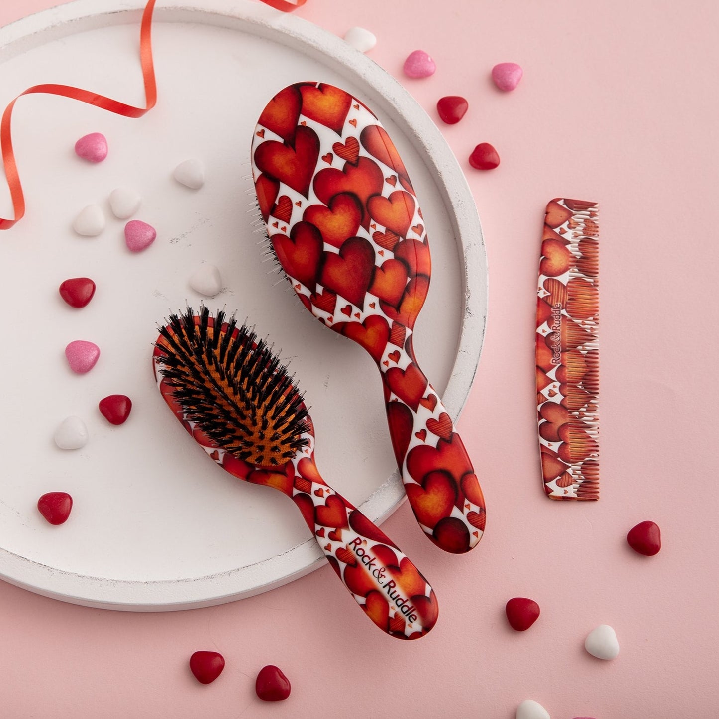 Hearts Pocket Comb