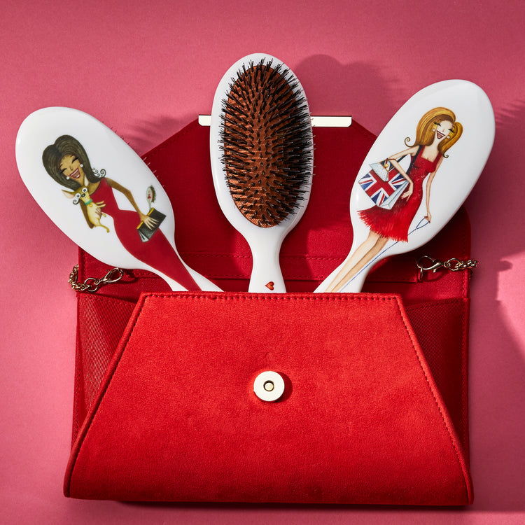 Miss Daisy with Union Jack Hairbrush