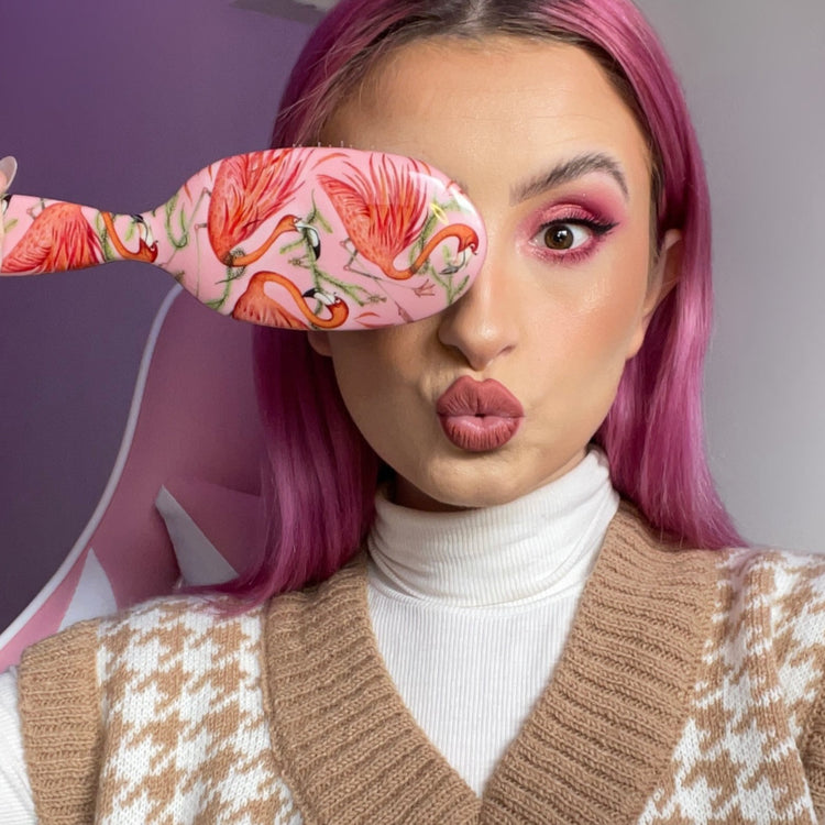 Flamingos Hairbrush