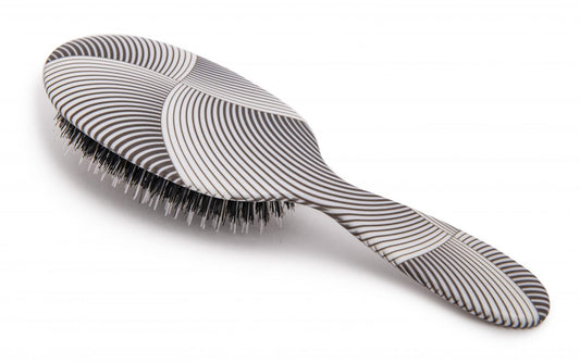 Geometric Swirls & Arcs Hairbrush