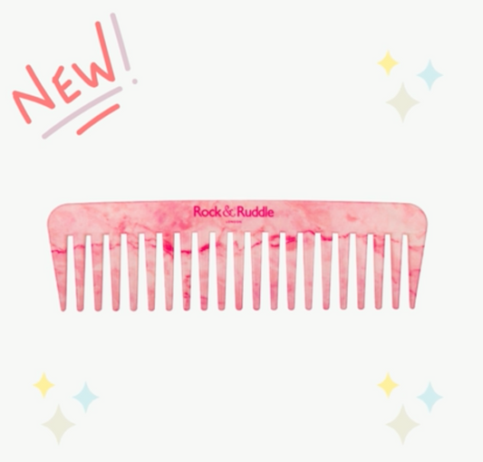 New Marble Pink Wide Tooth Comb! 🌸
