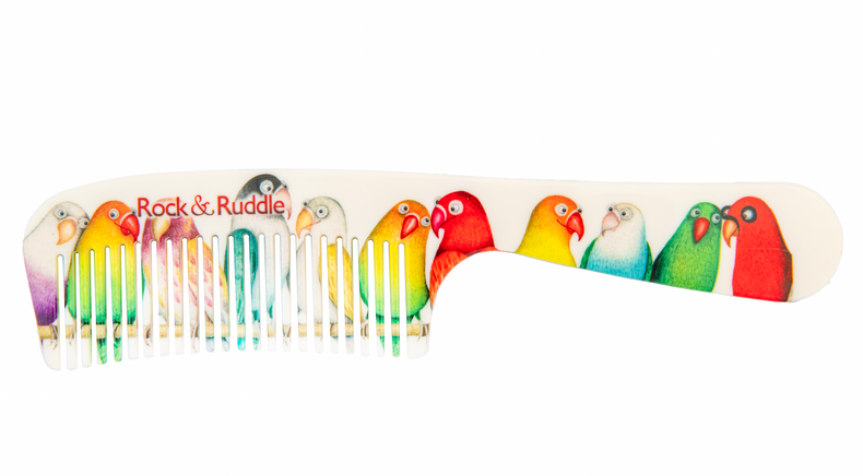 Lovebirds Handle Comb