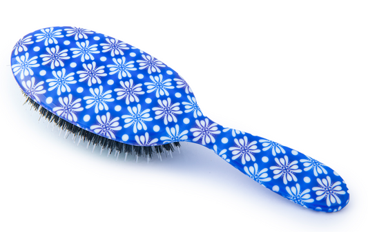Tile Blue Hairbrush