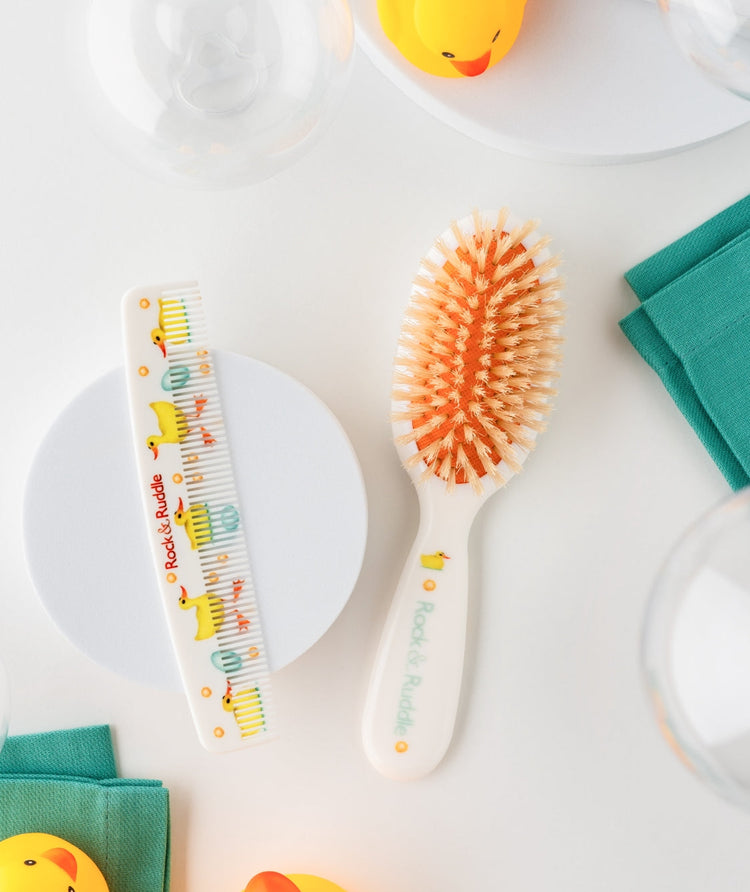 Baby Brush & Comb Double Ducks Curated Set