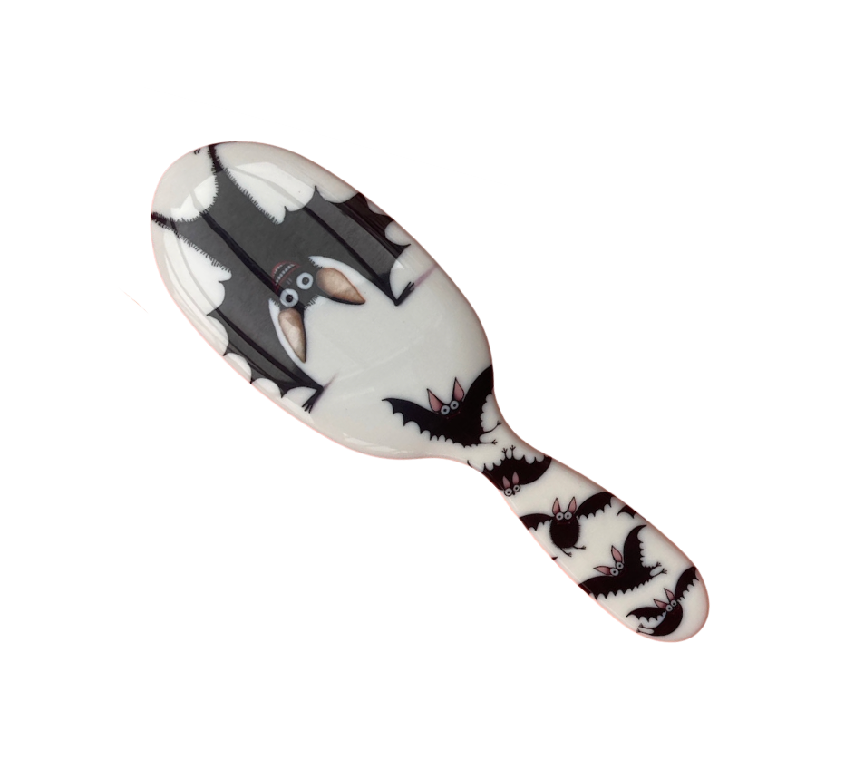 Bats Halloween Hairbrush