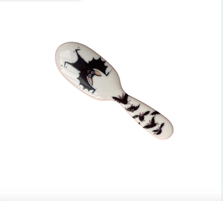 Bats Halloween Hairbrush