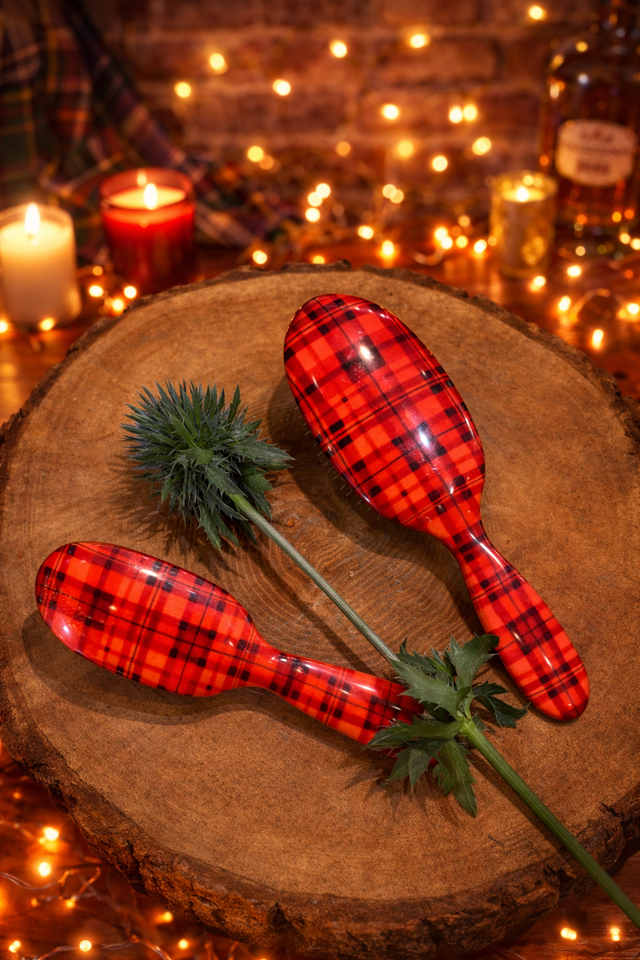 Fossoway Tartan Hairbrush