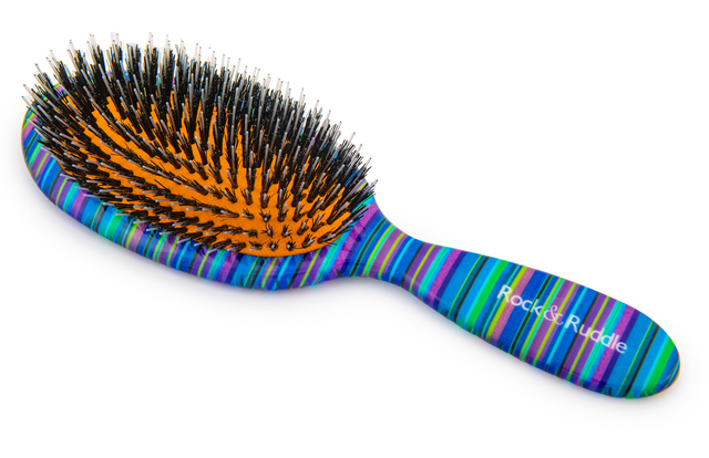 Blue Lines Hairbrush