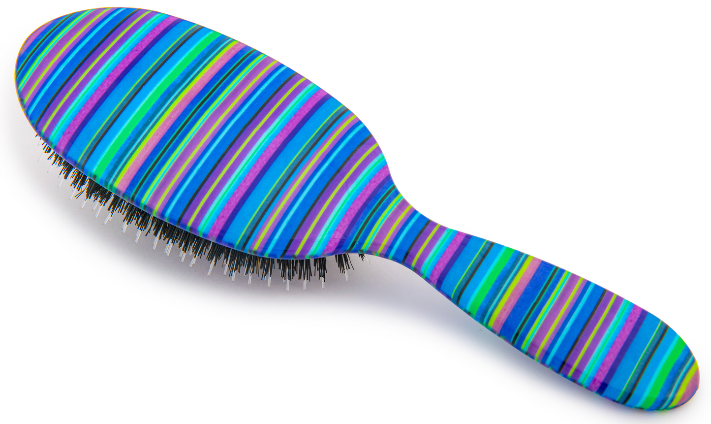 Blue Lines Hairbrush