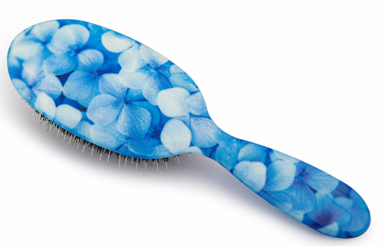 Happy Hydrangeas Hairbrush