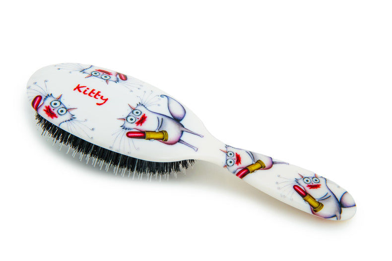 Lipstick Cat Personalised Hairbrush