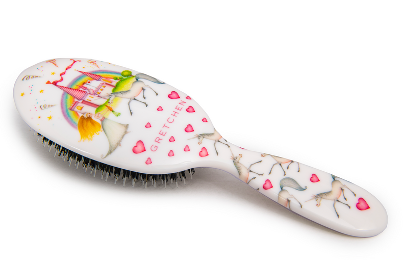 Unicorns Personalised Hairbrush