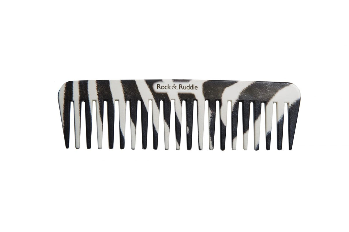 Zebra Print Wide Tooth Comb – Rock & Ruddle