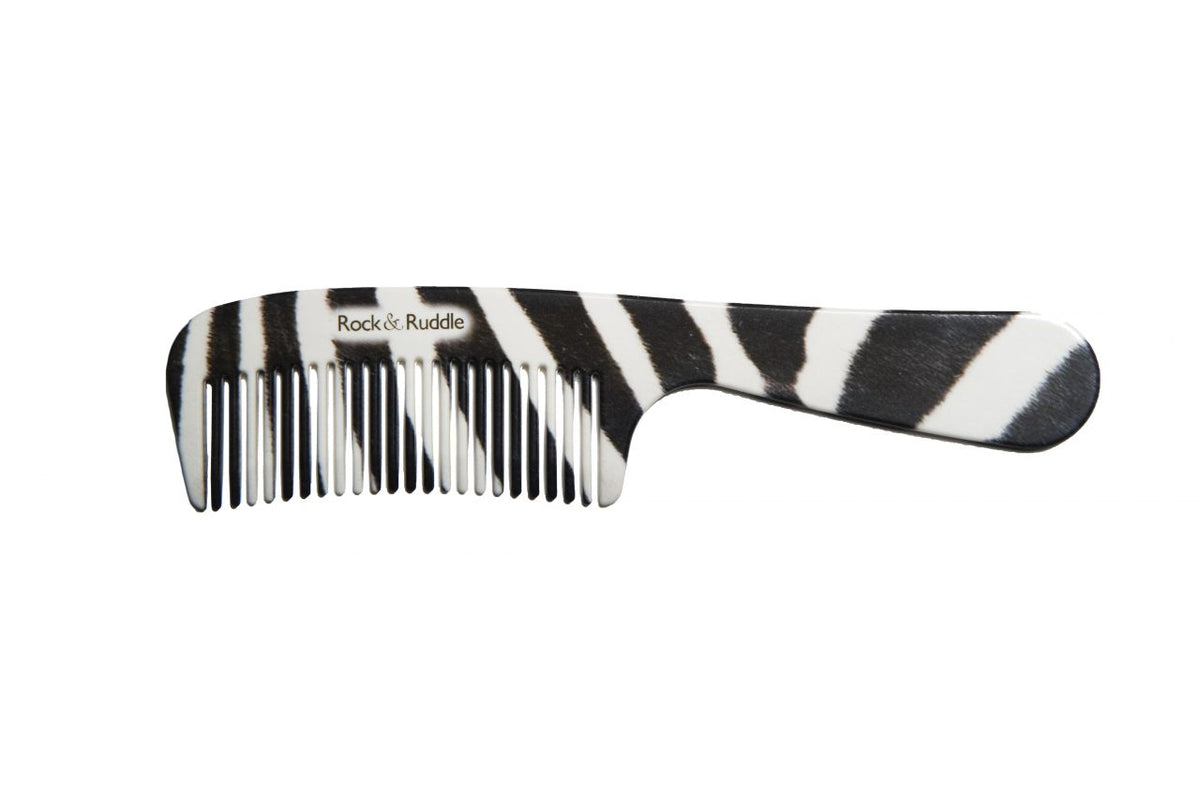 Zebra Print Handle Comb – Rock & Ruddle