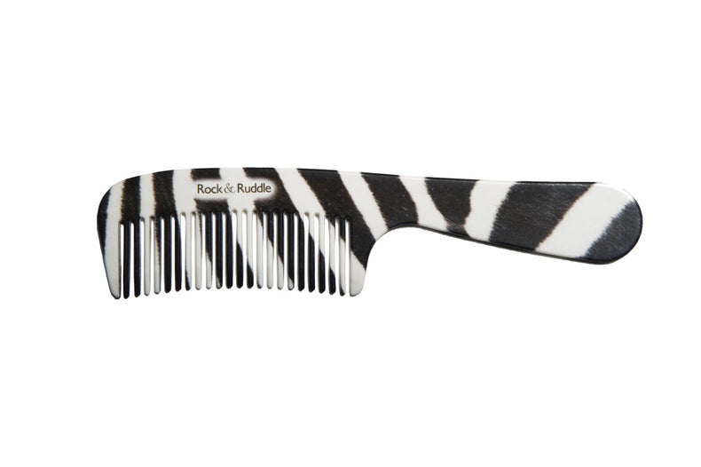 Zebra Print Handle Comb