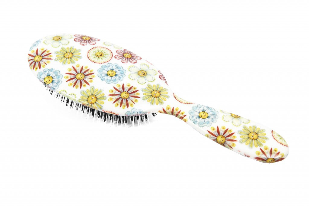 Flowers & Faces Hairbrush