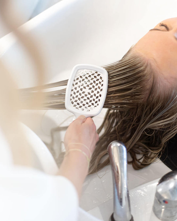 White Shower Power Brush