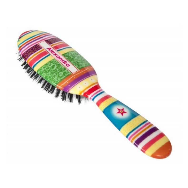 Bright Lines Personalised Hairbrush