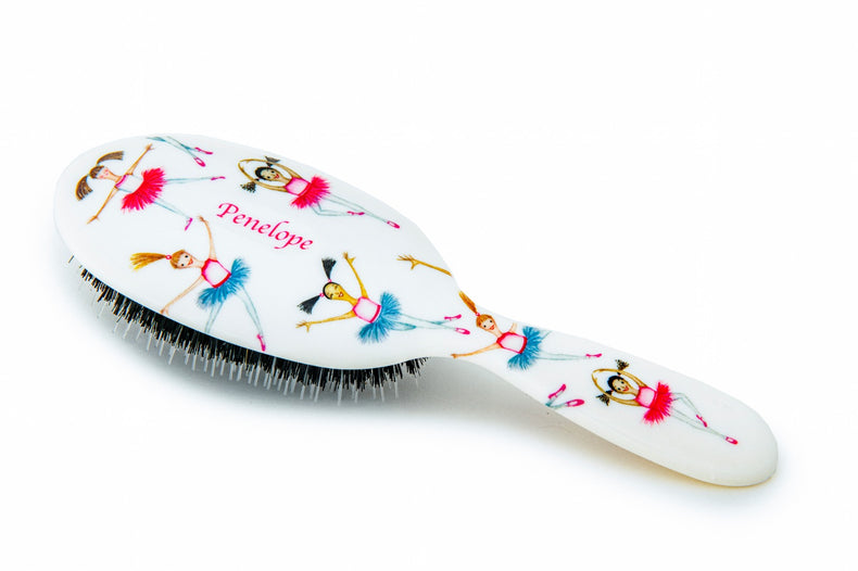 Ballet Dancers Personalised Hairbrush