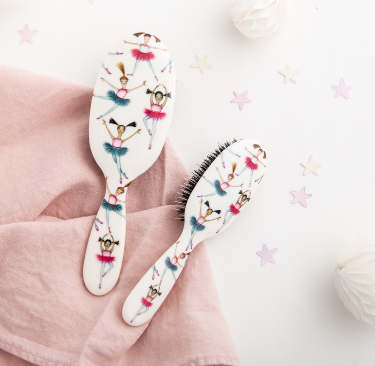 Ballet Dancers Hairbrush