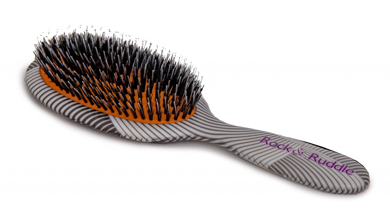 Geometric Swirls & Arcs Hairbrush