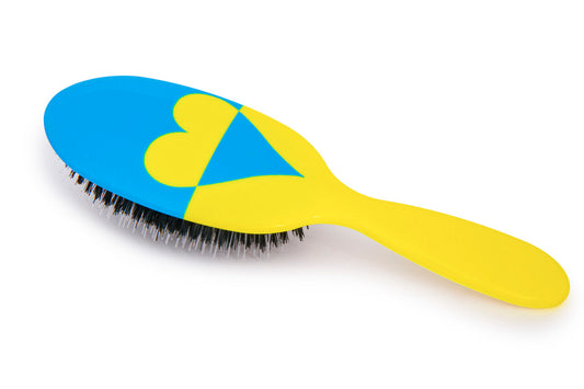 We Love Ukraine Hairbrush