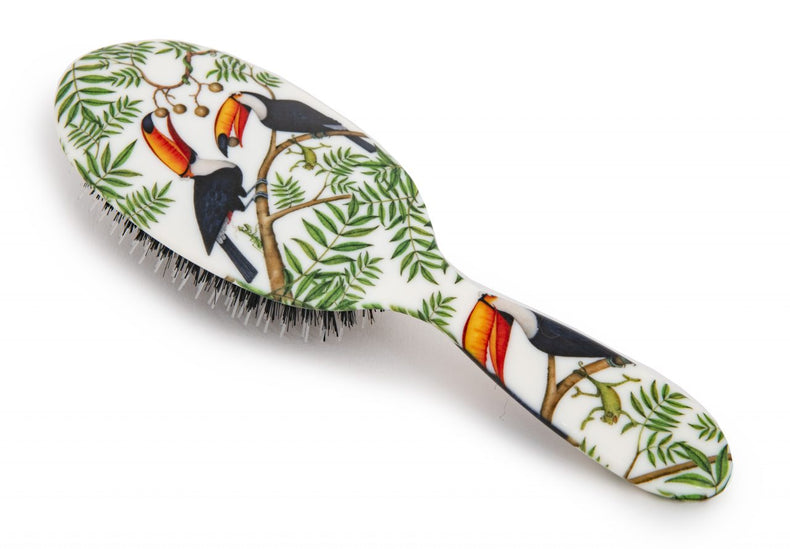 Toucans Hairbrush