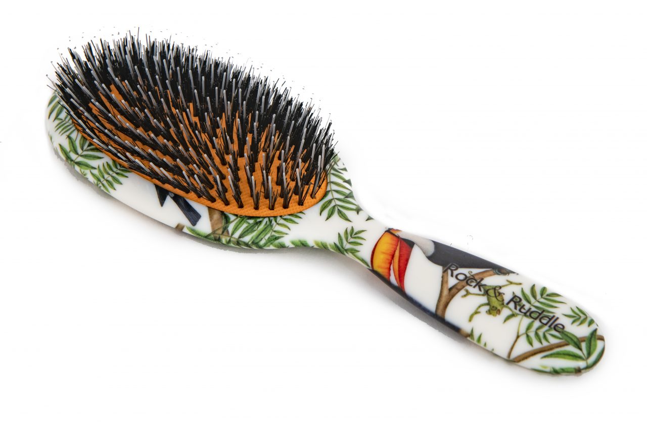 Toucans Hairbrush