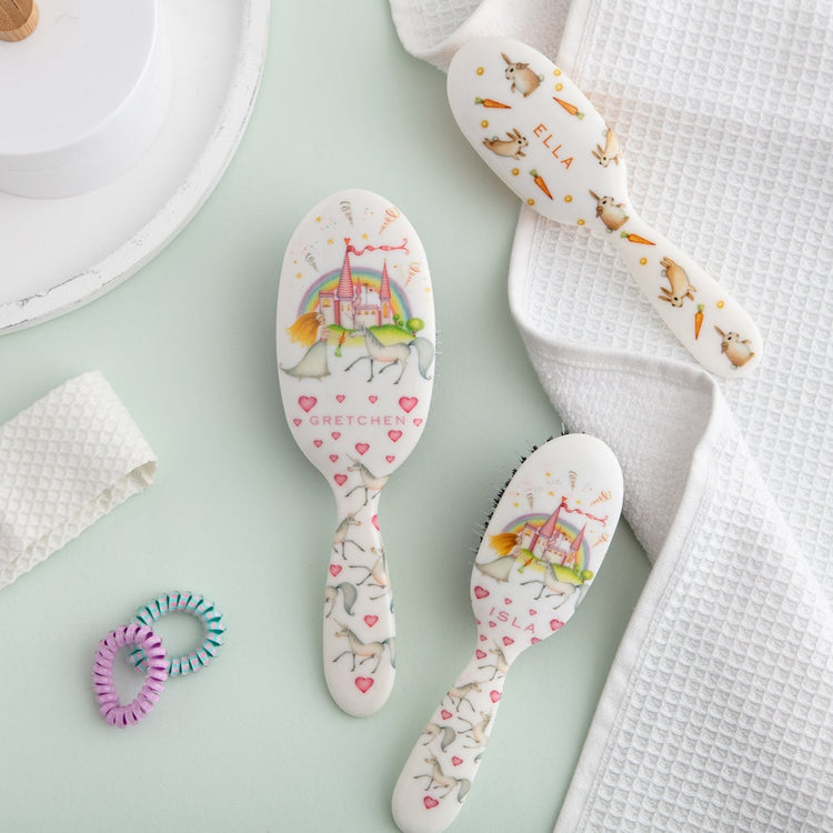 Unicorns Personalised Hairbrush