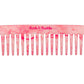 Rose Marble Wide Tooth Comb