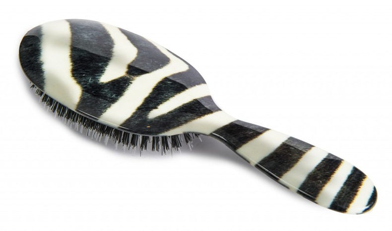 Zebra Print Hairbrush